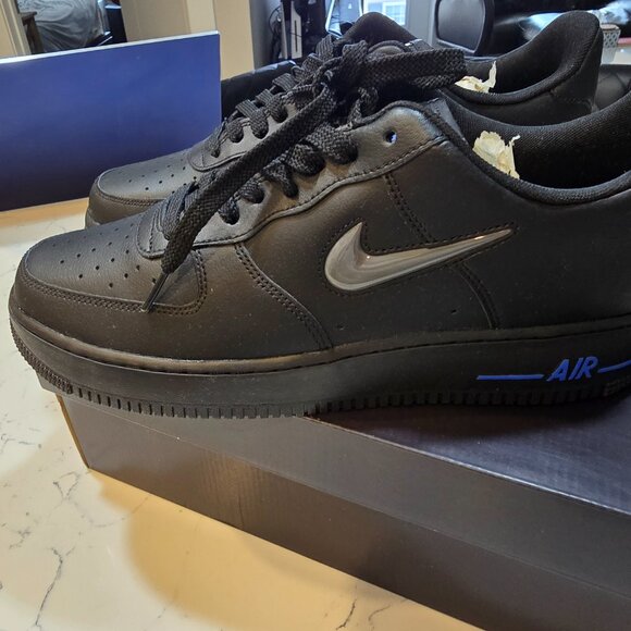 Nike Air Force 1 Jewel Low Black MENS SIZE 10 NEW CT3438-002 SHOES SNEAKERS - Picture 3 of 14